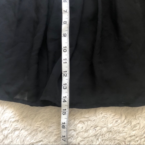 Black chiffon short skirt - Picture 5 of 5